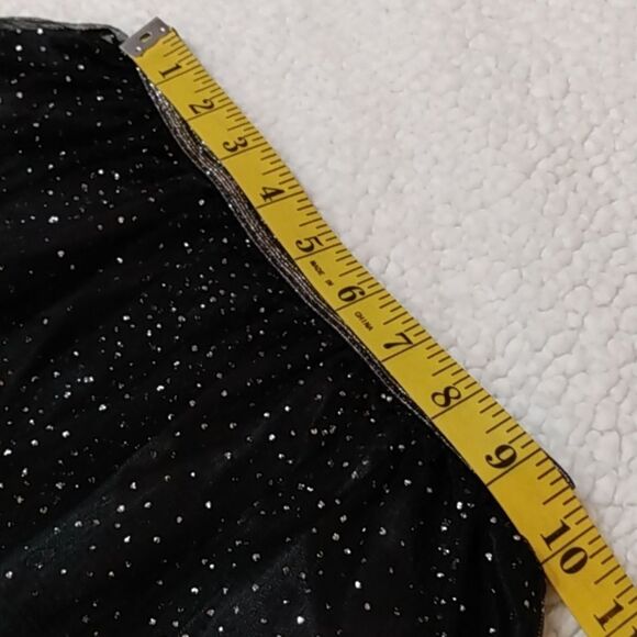 Holiday time Black Skirt with metallic sparkling accents - Picture 10 of 11